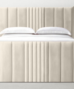 Beautiful Seoul Wingback Panel Bed