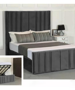 Claire Winged Panel Bed